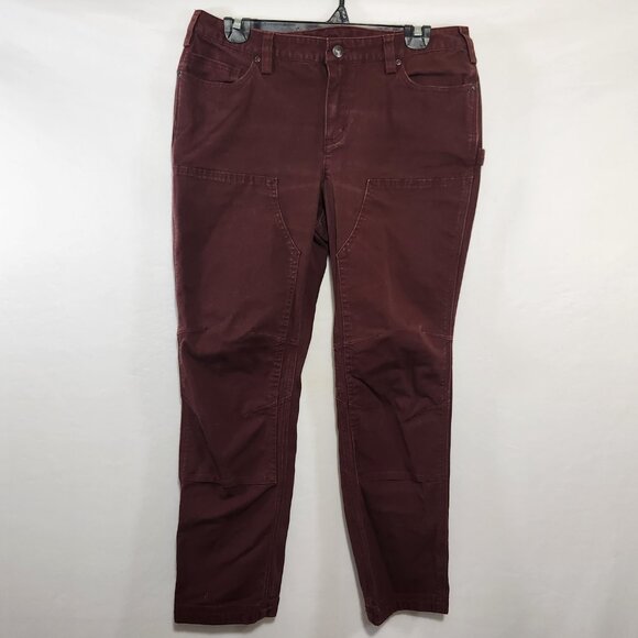 Duluth Trading Women's Size 12x29 Red Clay Fire Hose Zip Carpenter Pants Outdoor - Picture 10 of 15